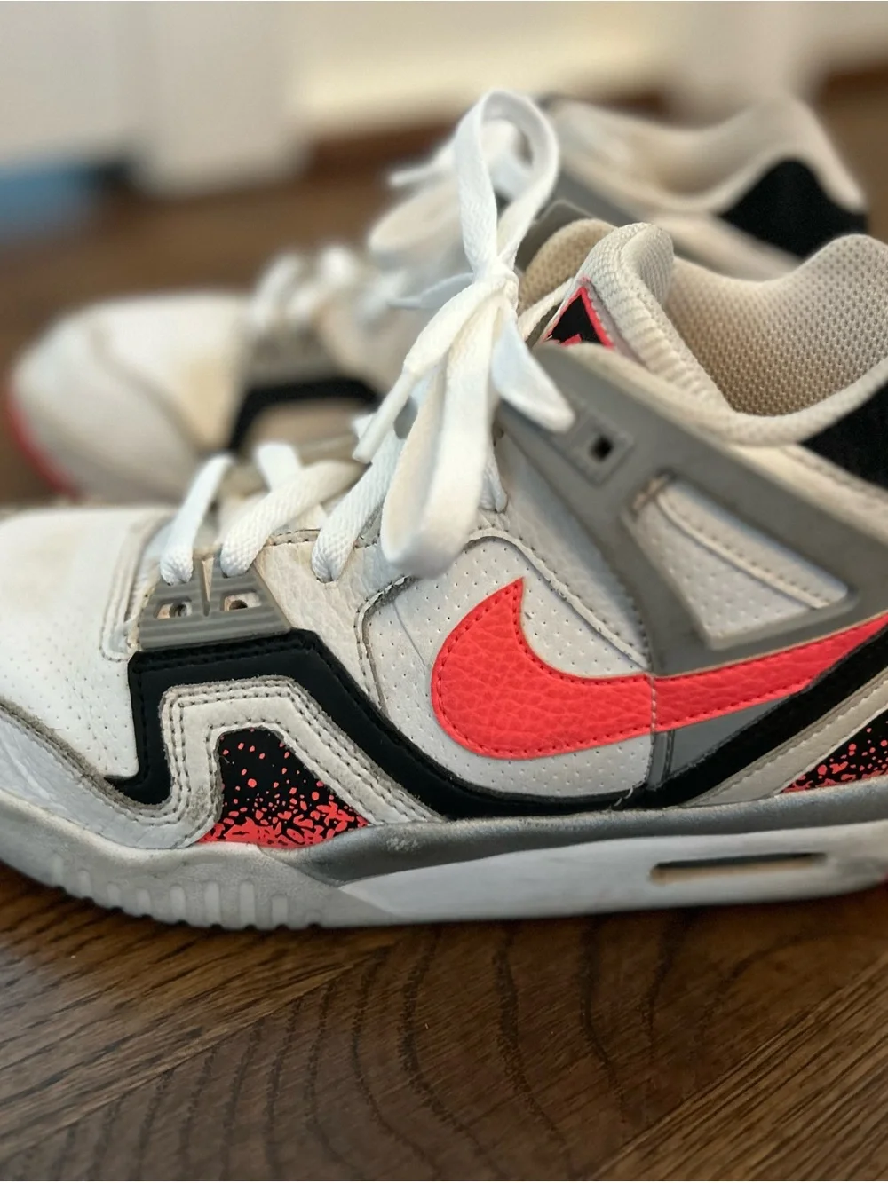 Nike Agassi Air Tech Challenge lava sneaker - size 4Y